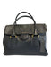 Prada Black Coated Leather Top Handle Magnetic Flap Satchel Dust Bag Incl. Bag Black / M/L