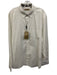 Burberry NWT Size XXL White Cotton Plaid Button Down Men's Long Sleeve Shirt White / XXL