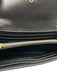 Balmain Black & Gold Leather Velvet Clutch Hand & Shoulder Bag Bag Black & Gold / S