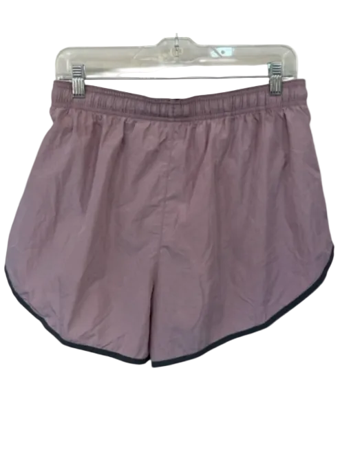 FP Movement Size M mauve, grey & black Nylon Blend Drawstring Waist Shorts mauve, grey & black / M