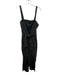 Free People Size M Washed Black Cotton Blend Denim Belted Cut Out back Jumpsuit Washed Black / M