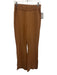 Monrow Size M Brown Viscose Blend Knit Halter High Rise Wide Leg Pant Set Brown / M