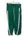FP Movement Size M Green & White Nylon Side Stripe Drawstring Waist Track Pants Green & White / M