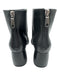 Brunello Cucinelli Shoe Size 38.5 Black Leather Zip Close Block Heel Ankle Boots Black / 38.5