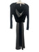Daily Practice Size S Green & Black Viscose Blend Satin Wrap Top Dress Set Green & Black / S