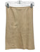 KAUFMANFRANCO Size 6/42 Tan Snakeskin Zip Back Silk Lining Skirt Tan / 6/42