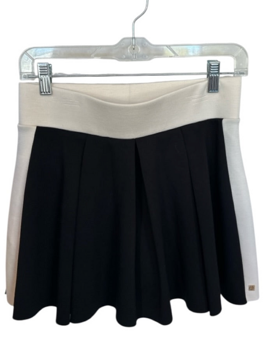 Emily McCarthy Size XS Tan & black Viscose Blend Elastic Waist Skirt Set Tan & black / XS