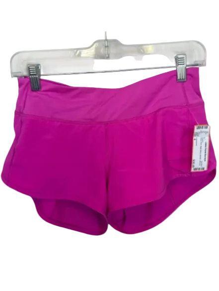 Lululemon Size 4 Neon Pink Waist Band Athletic Shorts Neon Pink / 4