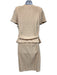 St. John Collection Size 6 beige pink & black No Fabric Tag Knit Tweed Skirt Set beige pink & black / 6