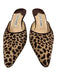 Manolo Blahnik Shoe Size 36 Brown & Beige Ponyhair & Leather Animal Print Pumps Brown & Beige / 36