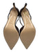 Club Monaco Shoe Size 36 Red Brown Leather Croc Embossed Pointed Toe Pumps Red Brown / 36