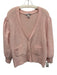Autumn Cashmere Size L Pink Cashmere Blend V Neck Rhinestone Button Cardigan Pink / L