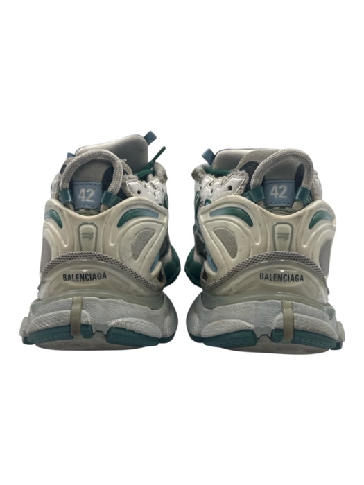 Balenciaga Shoe Size 42 AS IS White & Green Synthetic Mesh Sneaker Men's Shoes White & Green / 42