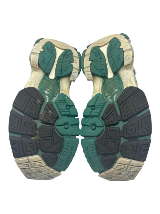 Balenciaga Shoe Size 42 AS IS White & Green Synthetic Mesh Sneaker Men's Shoes White & Green / 42