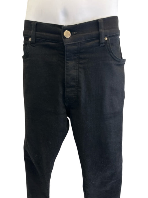 Amiri Size 34 Black Cotton Blend Solid Skinny Jean Men's Pants Black / 34