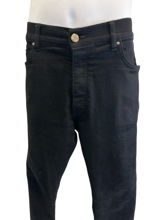 Amiri Size 34 Black Cotton Blend Solid Skinny Jean Men's Pants Black / 34