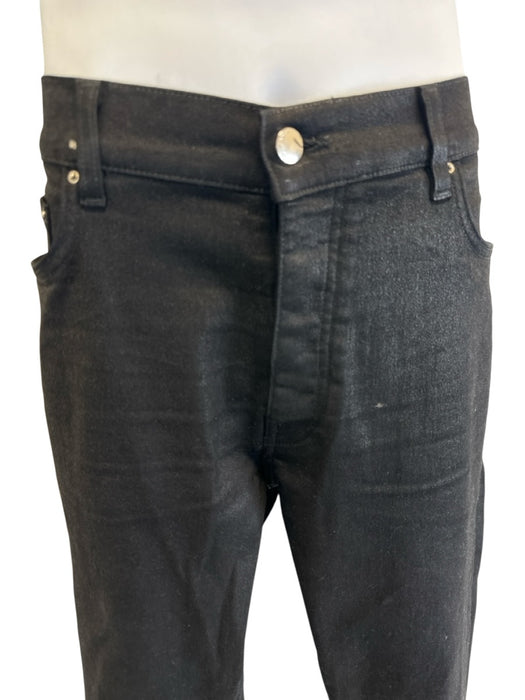 Amiri Size 36 Black Cotton Blend Solid Skinny Jean Men's Pants Black / 36