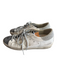Golden Goose Shoe Size 38 White Leather Glitter Distressed Low Top Shoes White / 38