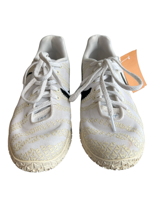Nike Shoe Size 38.5 Cream Fabric Manmade Sole Round Toe lace up & zip Shoes Cream / 38.5