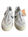 Nike Shoe Size 38.5 Cream Fabric Manmade Sole Round Toe lace up & zip Shoes Cream / 38.5