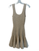 Loveshackfancy Size S Gold Recycled Polyester Blend Metallic Thread Mini Dress Gold / S