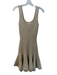 Loveshackfancy Size S Gold Recycled Polyester Blend Metallic Thread Mini Dress Gold / S