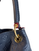 Louis Vuitton Navy Leather Gold hardware Top Handle Inside Pocket Bag Navy / M