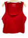 Spanx Size 1X Red Modal & Polyester Tank Square Neck Double Lined Top Red / 1X