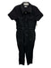 Good American Size 4 Black Cotton & Elastane Denim Multiple Pockets Jumpsuit Black / 4
