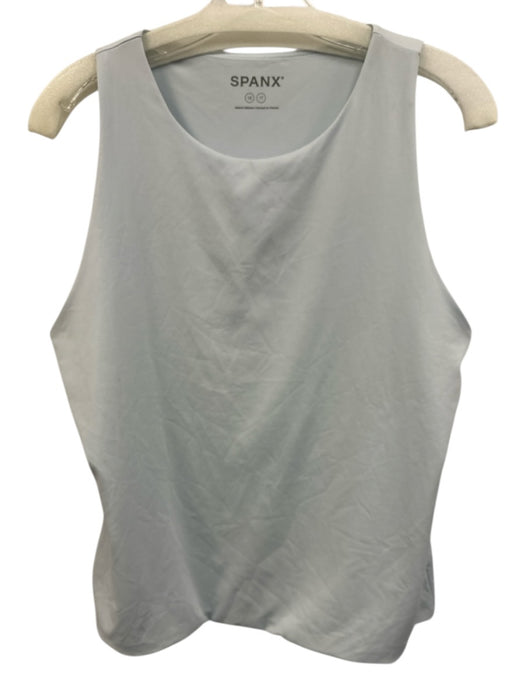Spanx Size 1X Light Blue Tank Sleeveless Top Light Blue / 1X