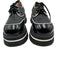 John Fluevog Shoe Size 10 Black & White Print Leather Platform Sole Detail Shoes Black & White Print / 10