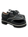 John Fluevog Shoe Size 10 Black & White Print Leather Platform Sole Detail Shoes Black & White Print / 10