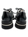 John Fluevog Shoe Size 10 Black & White Print Leather Platform Sole Detail Shoes Black & White Print / 10
