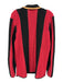 live breath futbol Size XL Black & Red Cotton Striped Knit Collared Sweater Black & Red / XL