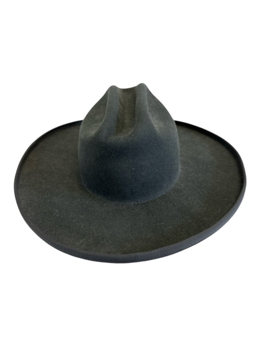 San Diego Hat Co. Grey Wool Round Top Hat Grey / One Size