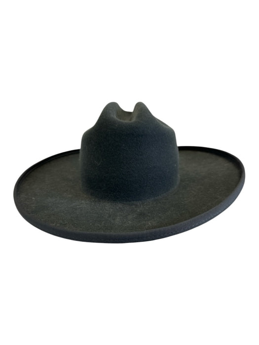 San Diego Hat Co. Grey Wool Round Top Hat Grey / One Size