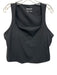 Spanx Size 1X Black Modal & Polyester Tank Square Neck Double Lined Top Black / 1X