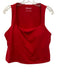 Spanx Size 1X Red Modal & Polyester Tank Square Neck Double Lined Top Red / 1X