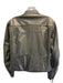 Harley Davidson Size L Black Leather Perforated Zip Front Jacket Black / L