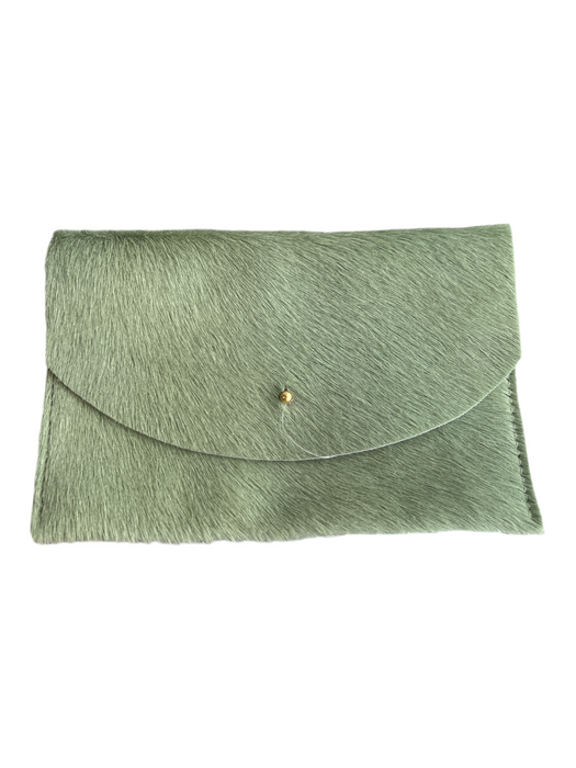 No Brand Green No Fabric Tag Furry faux leather Bag Green / S