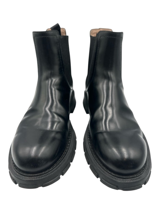 Ferragamo Shoe Size 10.5 Black Leather Solid Boot Men's Shoes Black / 10.5