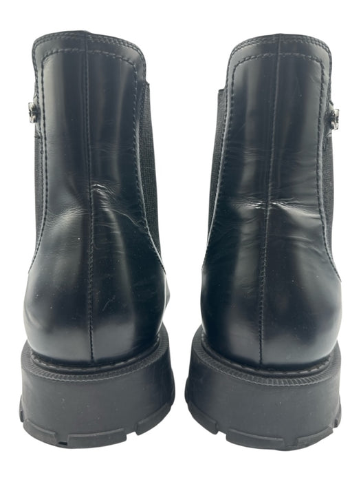 Ferragamo Shoe Size 10.5 Black Leather Solid Boot Men's Shoes Black / 10.5