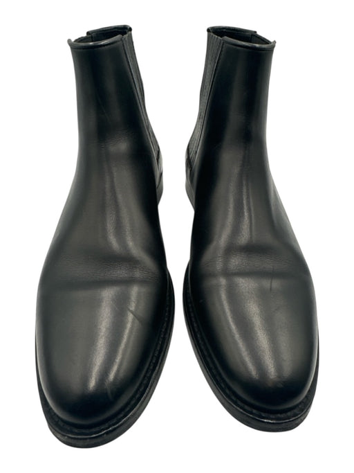 Balmain Shoe Size 44 Black Leather Solid Boot Men's Shoes Black / 44