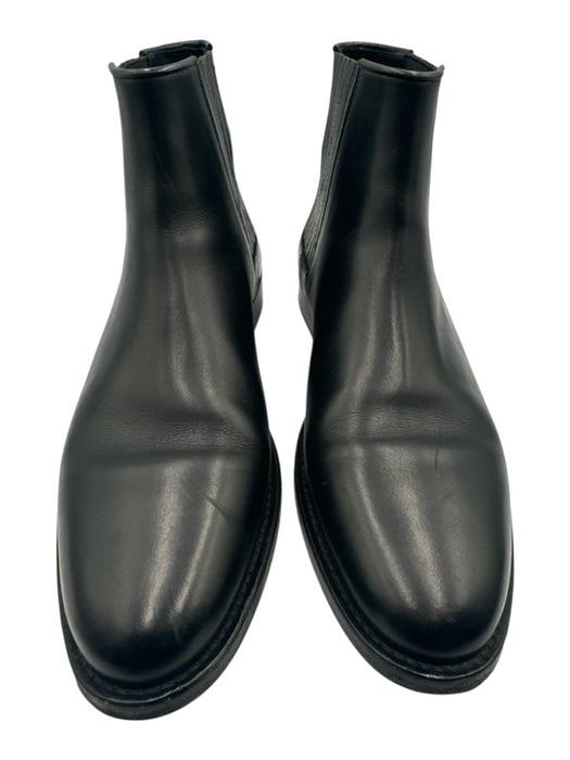 Balmain Shoe Size 44 Black Leather Solid Boot Men's Shoes Black / 44