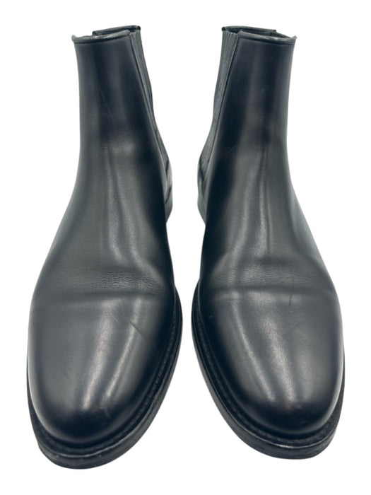 Balmain Shoe Size 44 Black Leather Solid Boot Men's Shoes Black / 44