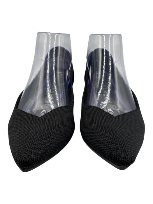 Rothy's Shoe Size 8 Black Elastane Pointed Toe Ballet Flats Black / 8