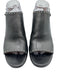 Givenchy Shoe Size Est size 8.5 Black Leather Peep Toe Studded Sandals Black / Est size 8.5