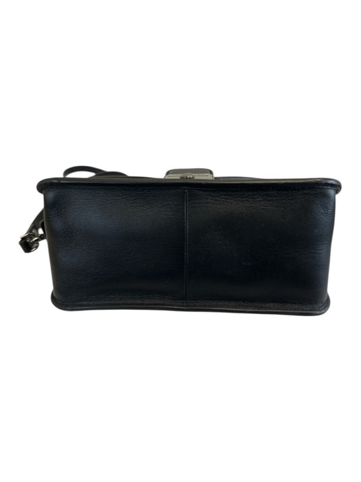 Longchamp Black Pony Hair Studded Gunmetal Hardware Crossbody Bag Black / Small