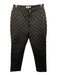 Frame Size 28 Black Lamb leather Quilted High Rise Zip Fly Slim Pants Black / 28