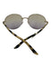 Prada Beige & Black Acetate Round Lens Tortoiseshell Gradient Lens Sunglasses Beige & Black